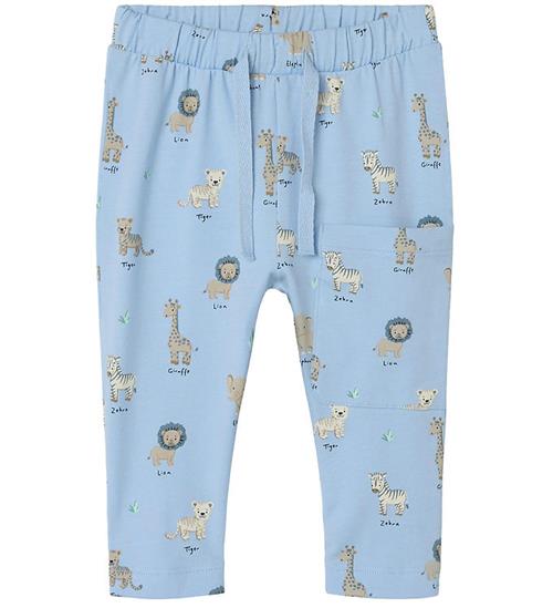 Se Name It Bukser - NbmJann - Chambray Blue ved KidsWorld