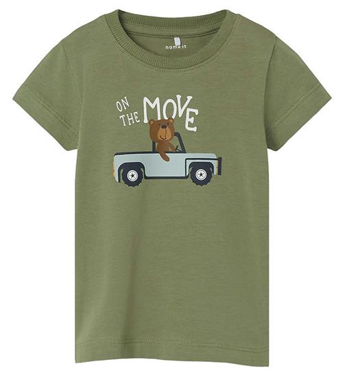 Se Name It Name It T-shirt - NbmHenroy - Oil Green ved KidsWorld