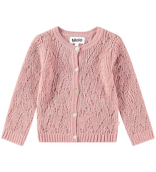 Se Molo Cardigan - Uld - Gilli - Petal Blush ved KidsWorld