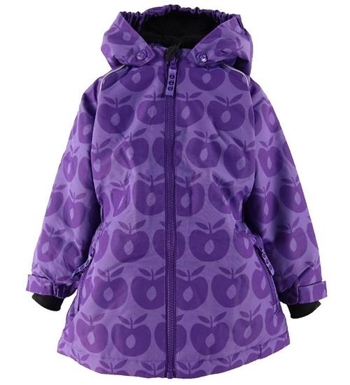 Se SmÃ¥folk Vinterjakke - Purple Heart m. Ã?bler ved KidsWorld