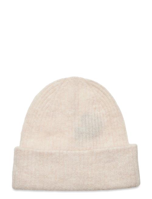 Selected Femme Slfmaline Lano Knit Beanie Noos Selected Femme Beige