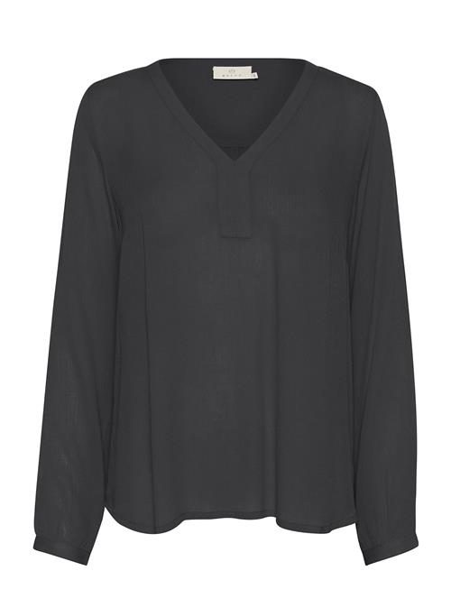 Se Kaffe Amber Blouse Ls Kaffe Black ved Booztlet