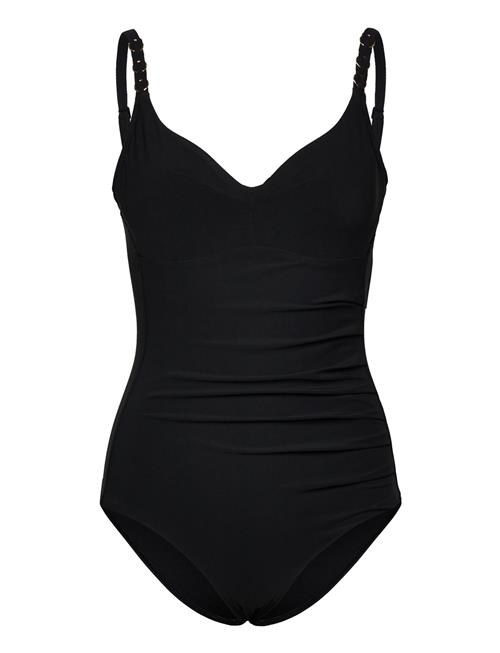 Emblem Bikini Covering Underwired Swimsuit Chantelle Beach Black