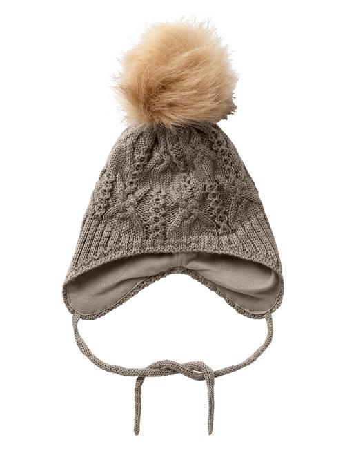 Se name it Nmfwrilla Wool Knit Hat Name It Grey ved Booztlet