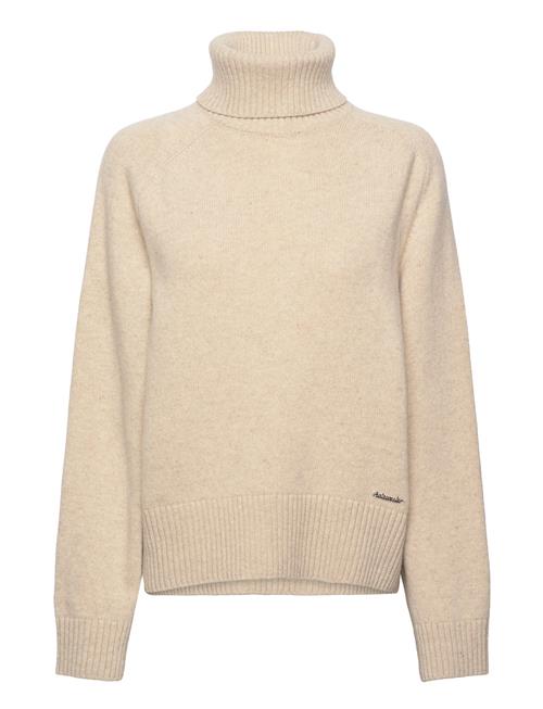 HOLZWEILER W. Lambswool Knit Turtle HOLZWEILER Beige