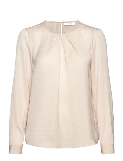 Se InWear Dotaiw Pleat Blouse InWear Beige ved Booztlet