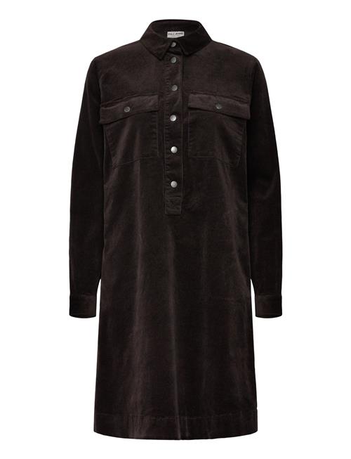 Pulz Jeans Pzsally Ls Placket Dress Pulz Jeans Brown