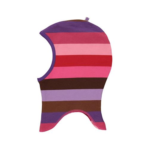 Se Småfolk Vendbar Stribet Mønstret Elefanthue Purple Heart | Lilla | 0-2 years ved Babyshop