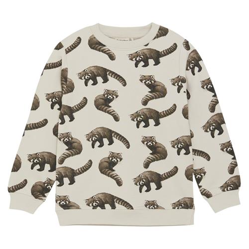 Se Minymo Sweatshirt Moonbeam | Grå | 116 cm ved Babyshop