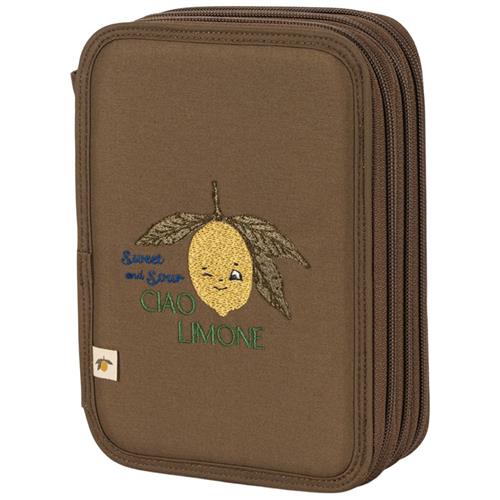 Se Konges Sløjd Clover Maxi Blyantetui Lemon One Size      unisex ved Babyshop