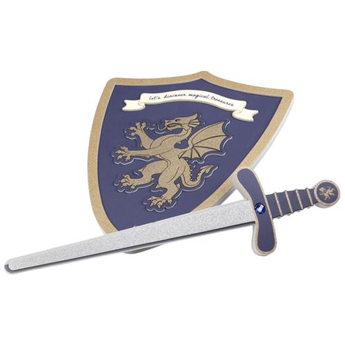 Konges Sløjd Knight Sword And Shield  MIDNIGHT NAVY | Blå | 01