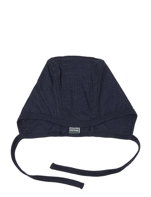 Se Smallstuff Baby Helmet, Navy Drop Needle, Merino Wool Smallstuff Navy ved Booztlet