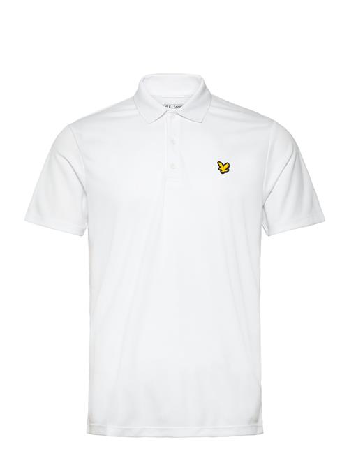 Se Lyle & Scott Sport Golf Tech Polo Shirt Lyle & Scott Sport White ved Booztlet