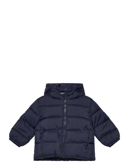 Mango Quilted Jacket Mango Navy