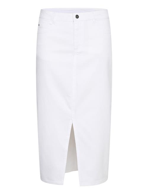 Kaffe Kazelina Denim Skirt Kaffe White