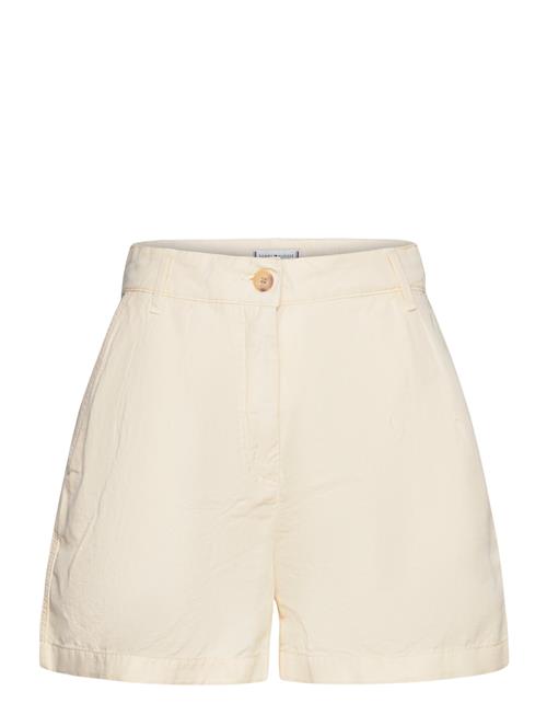 Tommy Hilfiger Cotton Linen Short Tommy Hilfiger Cream