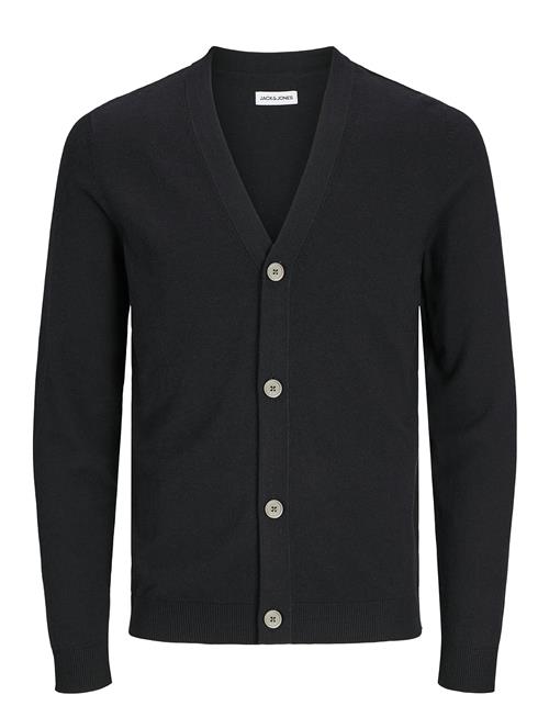 Se Jack & Jones Jjeemil Knit Button Cardigan Noos Jack & J S Black ved Booztlet