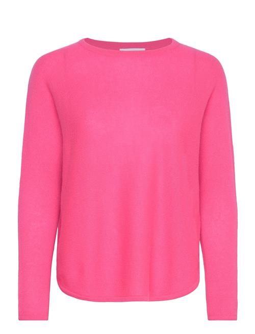 Se Davida Cashmere Curved Sweater Loose Tension Davida Cashmere Pink ved Booztlet