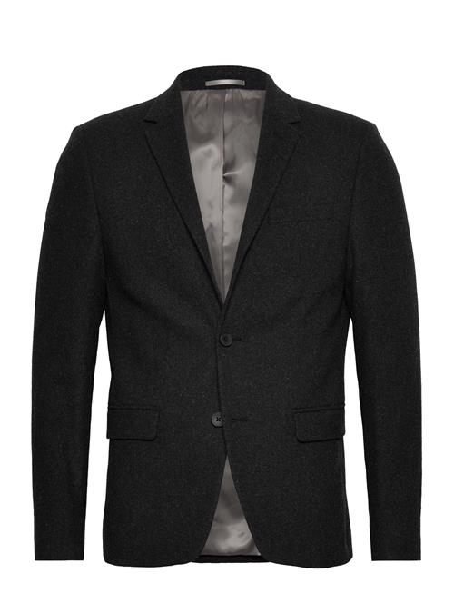 Lindbergh Flannel Wool Blend Blazer Lindbergh Black