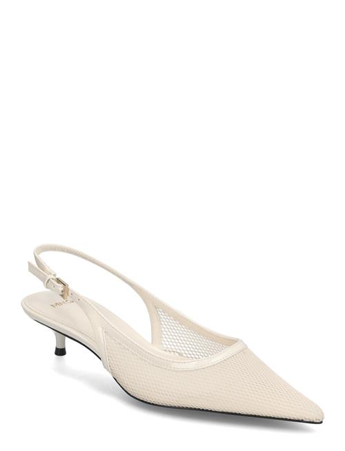 Heeled Mesh Shoes Mango Cream