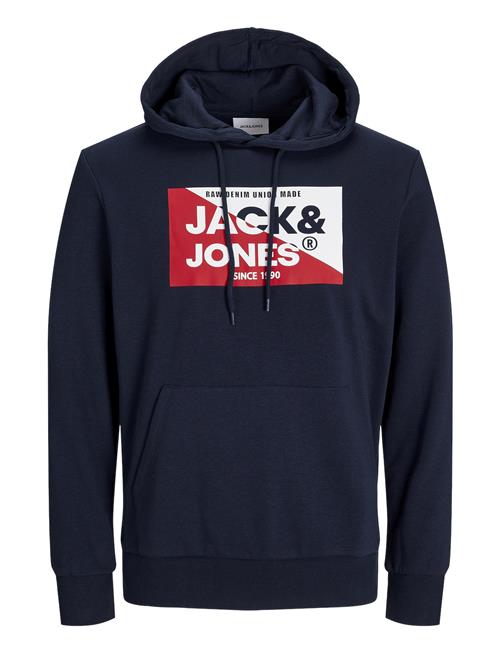 Se Jack & Jones Jjnolan Sweat Hood Jack & J S Navy ved Booztlet