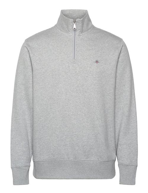 Emb Archive Shield Half Zip GANT Grey