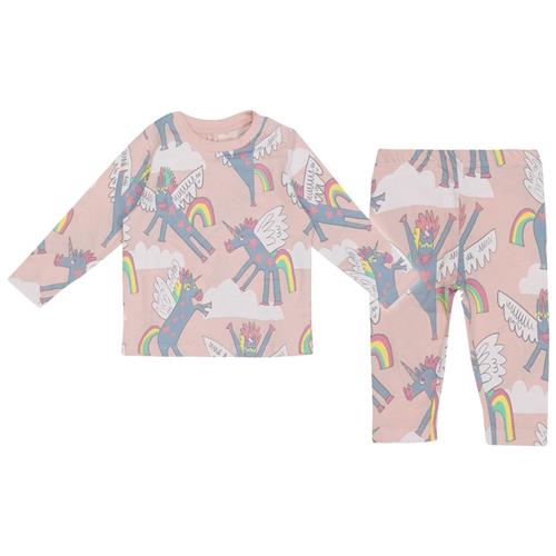 Se Stella McCartney Kids Mønstret Top Og Leggingsæt Lyserød | Lyserød | 18 months ved Babyshop