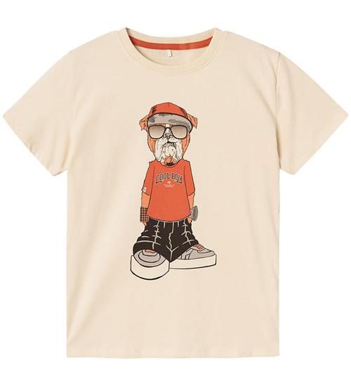 Se Name It T-shirt - NkmOklokken - Summer Sand ved KidsWorld