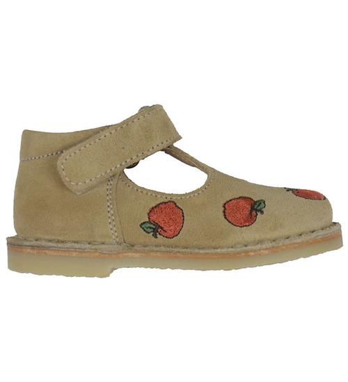 Se Pom Pom Pom Pom Sandaler - Mary Jane - Light Sand ved KidsWorld