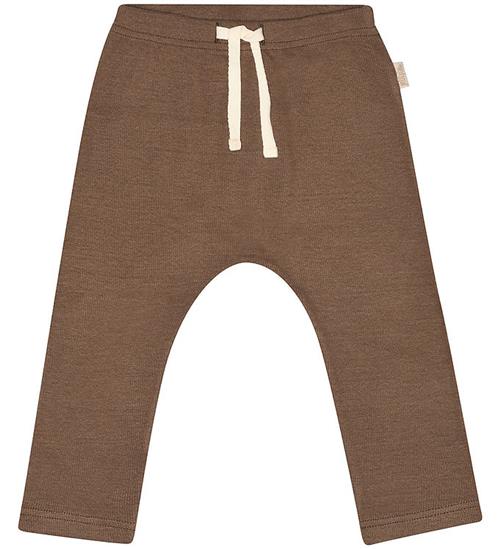 Se Petit Piao Bukser - Rib - Modal - Chocolate Brown ved KidsWorld