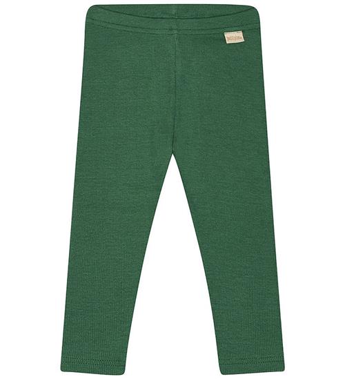 Petit Piao Leggings - Rib - Modal - Emerald Green