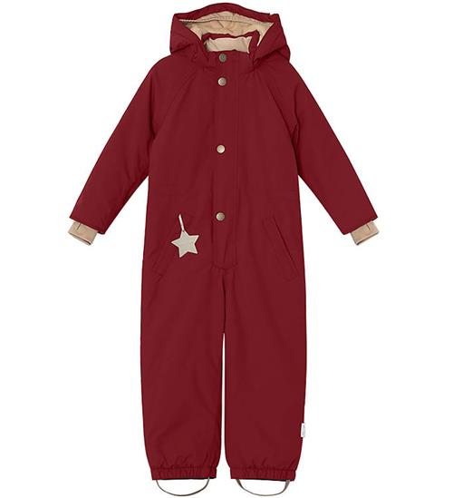 Se Mini A Ture Flyverdragt - Wanni Fleece - Red Merlot ved KidsWorld