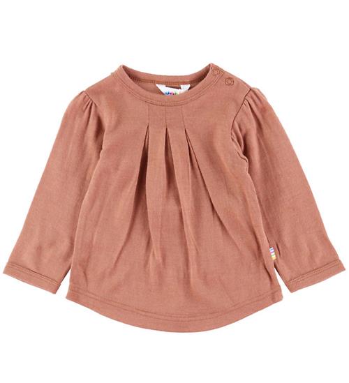 Se Joha Bluse - Uld - RÃ¸d/Brun ved KidsWorld