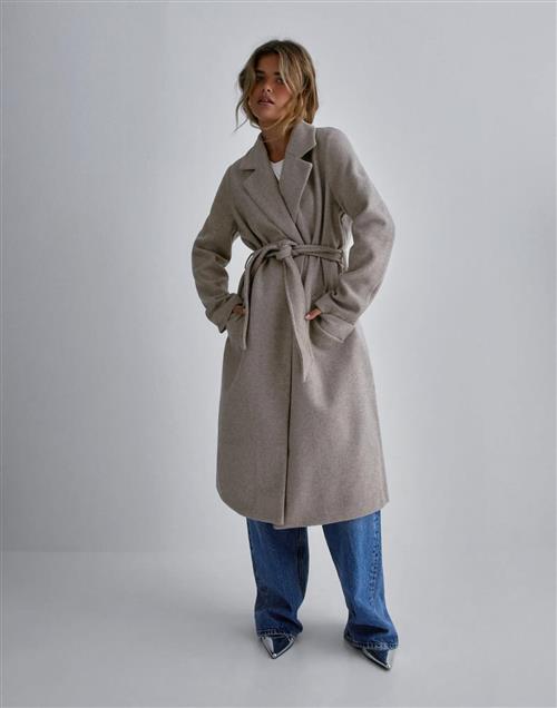 Vero Moda - Beige - Vmfortuneaya Long Coat Ga Noos