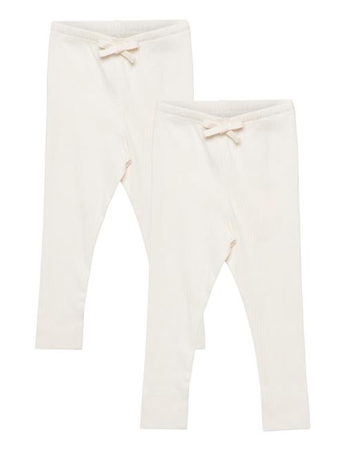 Copenhagen Colors 2 Pack Rib Jersey Leggings Copenhagen Colors Cream