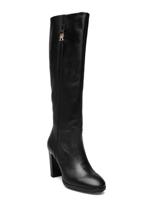 Tommy Hilfiger Feminine Th Hardware Longboot Tommy Hilfiger Black