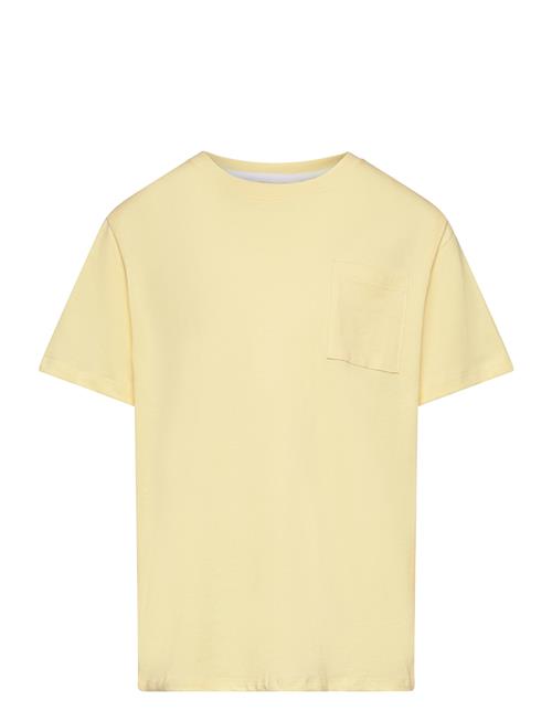 Mango Essential Cotton-Blend T-Shirt Mango Yellow