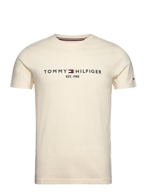 Tommy Logo Tee Tommy Hilfiger Beige