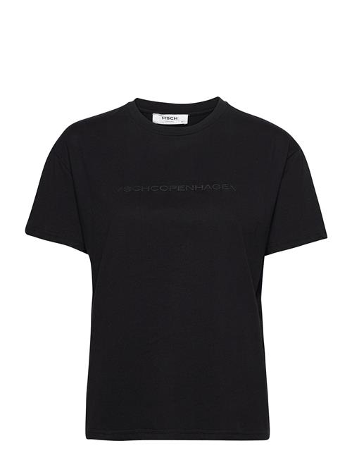 MSCH Copenhagen Liv Organic Logo Tee MSCH Copenhagen Black