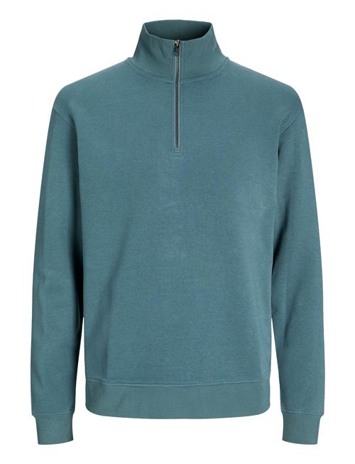 Se Jack & Jones Jjebradley Sweat Half Zip Noos Jack & J S Blue ved Booztlet