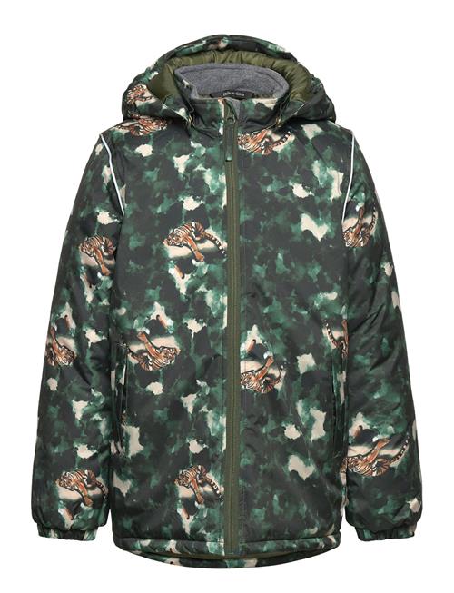 Winter Jacket Aop Mikk-line Green