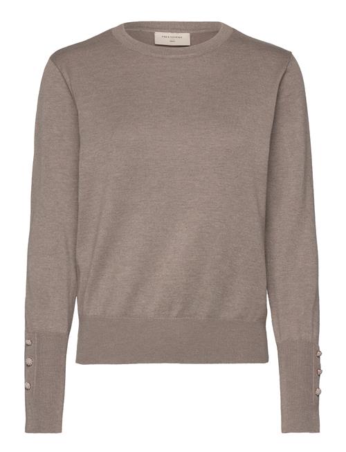 Se FREE/QUENT Fqkatie-Pullover FREE/QUENT Brown ved Booztlet