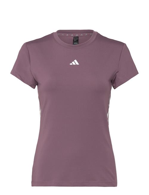 Se adidas Performance Hyperglam Training T-Shirt Adidas Performance Purple ved Booztlet