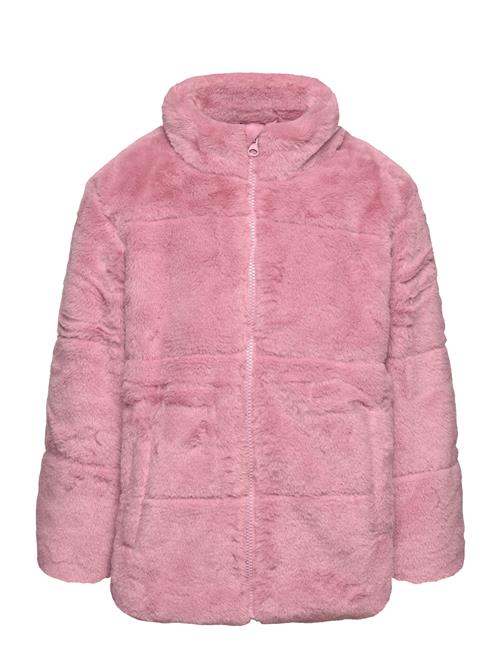 Se name it Nkfmila Faux Fur Jacket Pb Name It Pink ved Booztlet