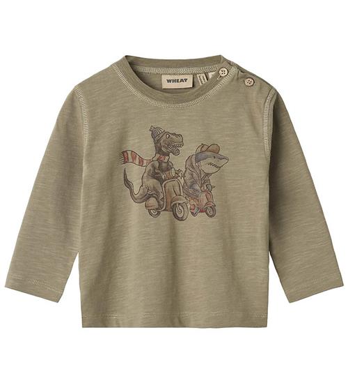 Se Wheat Bluse - Ole - Dry Sage ved KidsWorld