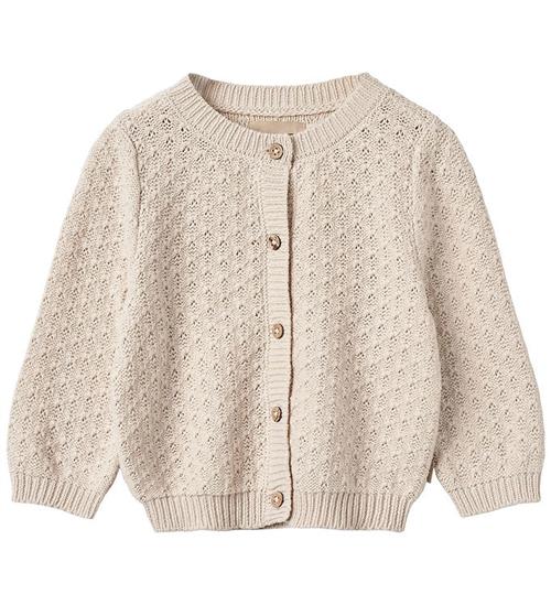 Se Wheat Wheat Cardigan - Strik - Magnella - Offwhite ved KidsWorld