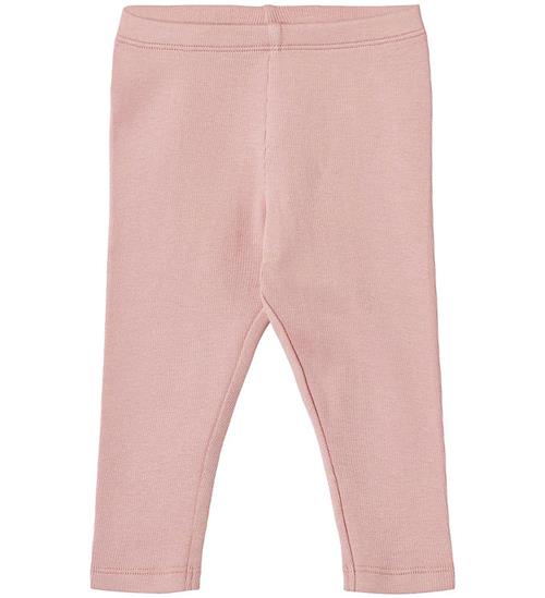 Se Wheat Leggings - Maddy - Rib - Rose Frost ved KidsWorld