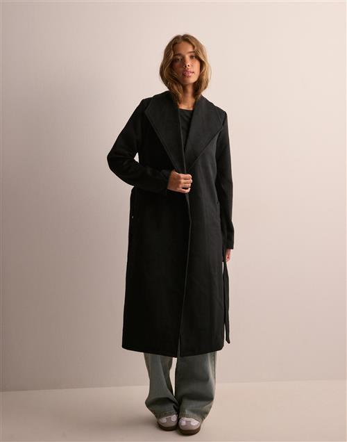 Selected Femme - Sort - Slfrosa Wool Coat B Noos