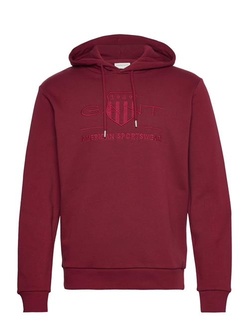 Tonal Archive Shield Hood GANT Burgundy