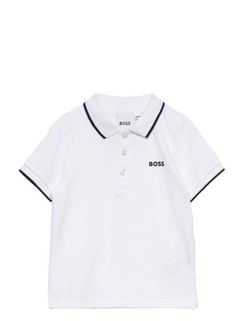 Se BOSS Short Sleeve Polo BOSS White ved Booztlet